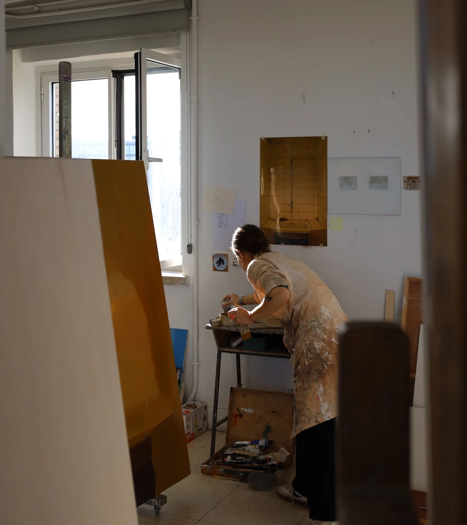 Retrato de Sofía Ronde trabajando